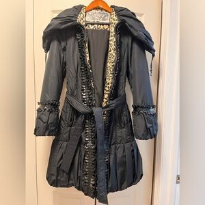 Made in ITALY High Quality Quilted Winter Coat with Complex details